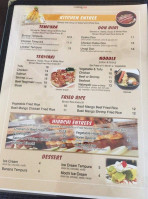 Ronin Sushi menu