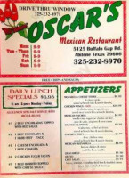 Oscar's Mexican food