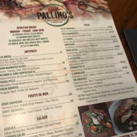 Jack Pallino's Pizza menu