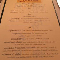 Confetti Vinoteca menu