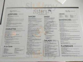 Zisters menu
