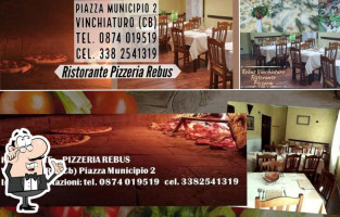 Pizzeria Rebus food