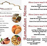 Alhambra menu