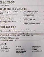 Kyma Seafood Grill menu