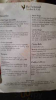 The Farmstand Market Cafe menu