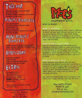 Moe's Southwest Grill menu