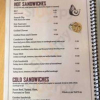 White Mountain Cafe menu