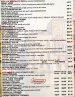 Argento's Pizza Palace menu