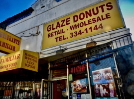 Glaze Donuts And Bagels Sandwiches food