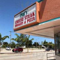 Pat's Cheesesteak Hoagies Pizza outside