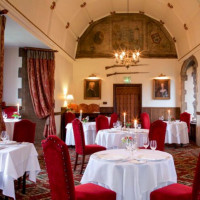 Queen's Room At Amberley Castle food