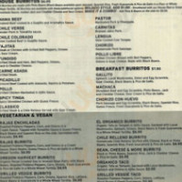 Cha! Cha! Cha! Milwaukie menu