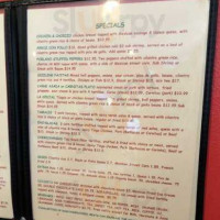 La Taco Cantina menu