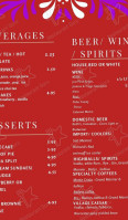 The Wayside Café Gallery menu