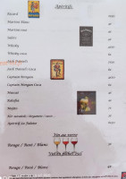 Auberge De La Falaise menu