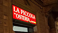 La Piccola Osteria inside