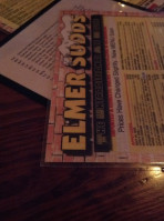 Elmer Sudds menu