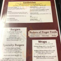 Albion's Sunnyside Diner menu