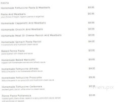 Marianacci's menu