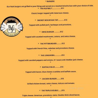 The Broad Street Grill menu