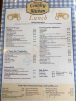 The Country Kitchen menu
