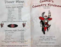 Connie's Country Kitchen menu