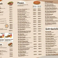 Central Döner Pizza menu