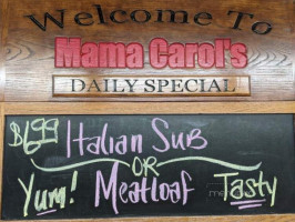 Mama Carol's Kitchen menu