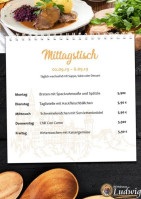 Wirtshaus Ludwig menu