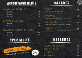 Au Four Gambetta menu