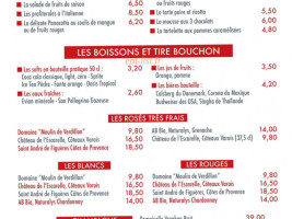 Au Petit Marché menu