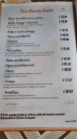 Pizzeria Grotta Azzurra menu