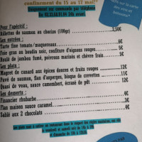 La Table Du Scion menu