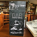 Cafeteria Santi menu