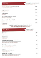 Au Resto Pasta&grill menu