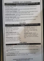 Sammie Jo's Bakery Diner menu