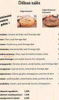 Délices Sucré-salé menu