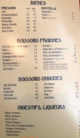 Le French Cafe menu
