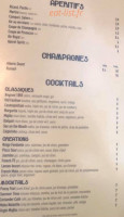 Le French Cafe menu