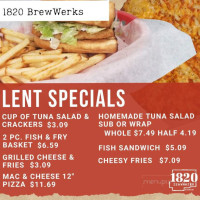 1820 Brewwerks food