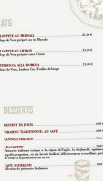 La Casa Del Gusto menu