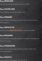 Au Régal menu