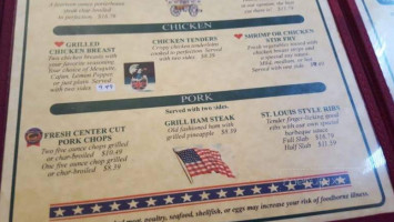 Paul Revere Family menu