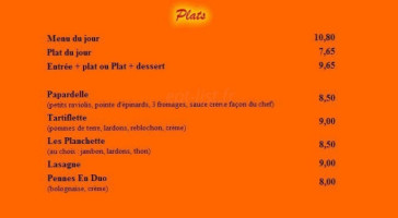 Café De La Ville Chez Garcia menu