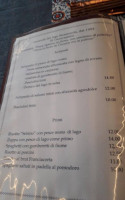Osteria Bell'italia menu