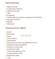 La Baguette Mooschoise menu