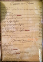 Restaurant la Grande Muraille menu