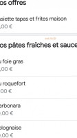 Le Gardouch menu