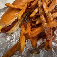 Five Guys Burgers Fries food