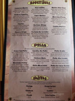 Margarita's menu